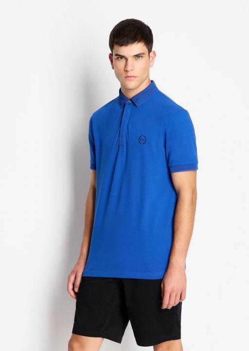 Buy Armani Exchange Sky Polo Premium Collar Neck T-shirt F3617-sk Online in India - Bootery - Image 9