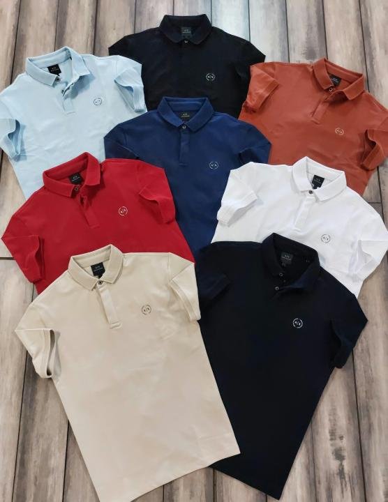 Armani Exchange Cream Polo Premium Collar Neck T-shirt F3617-cr - Best Price Online - Bootery - Image 9