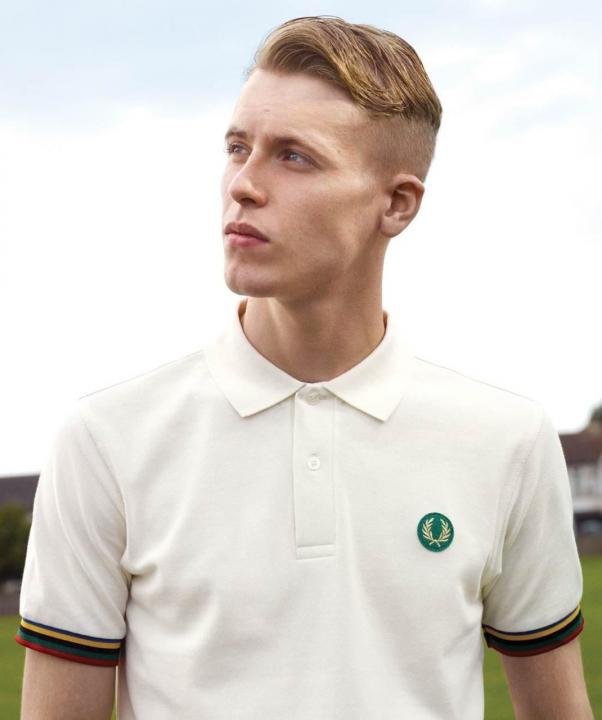 Buy Fred Perry White Polo Premium Collar Neck T-shirt F3463-wh Online in India - Bootery - Image 8