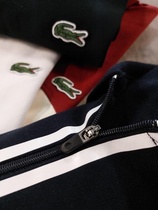 Lacoste White Polo Premium Collar Neck T-shirt F3443-w1 Price in India - Buy at Bootery - Image 5