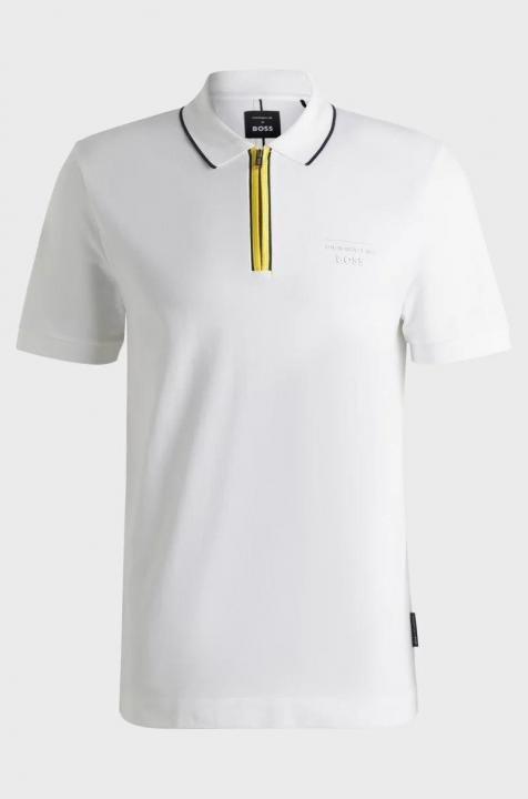 Buy Boss X Porsche Edition Zipper Black Collar Neck Premium Polo T-shirt F3430-b3 Online in India - Bootery - Image 9