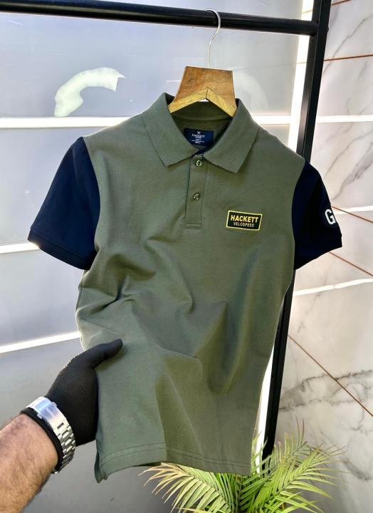 Aston Martin Hackett Green Polo Premium Collar Neck T-shirt F3093-gr - Best Price Online - Bootery - Image 8