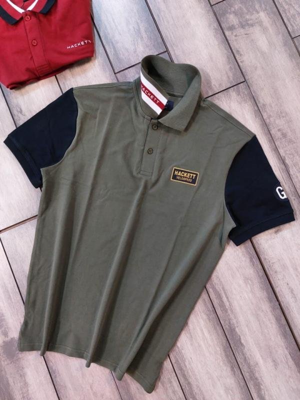 Aston Martin Hackett Green Polo Premium Collar Neck T-shirt F3093-gr - Best Price Online - Bootery - Image 7