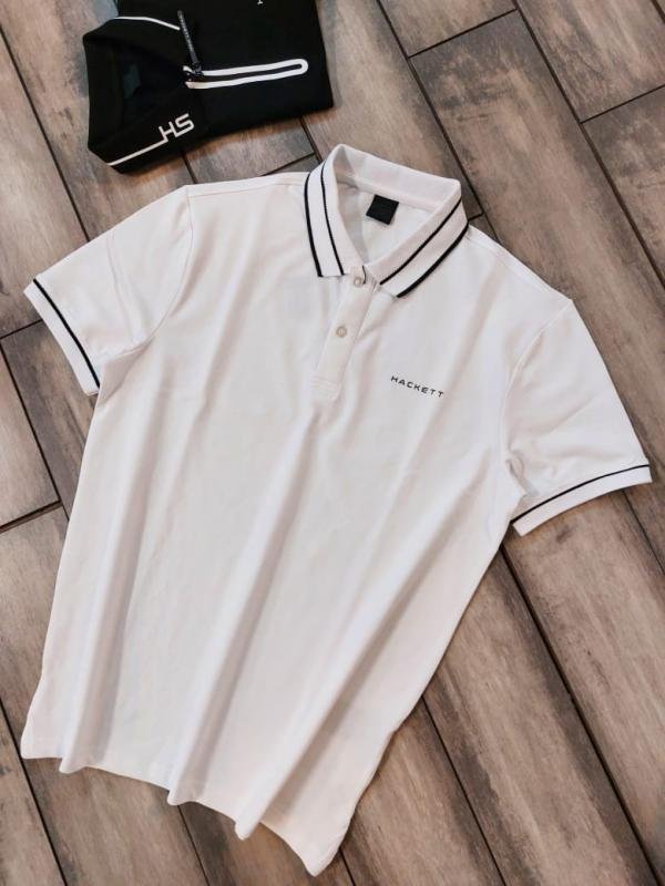 Aston Martin Hackett White Polo Premium Collar Neck T-shirt F3093-wh Price in India - Buy at Bootery - Image 6