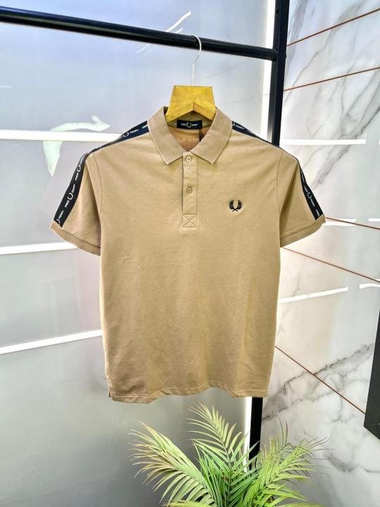 Fred Perry Beige Polo Premium Collar Neck T-shirt F2978-be Price in India - Buy at Bootery - Image 11