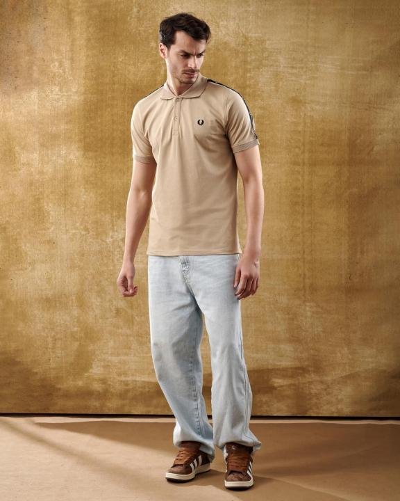 Fred Perry Beige Polo Premium Collar Neck T-shirt F2978-be Price in India - Buy at Bootery - Image 8