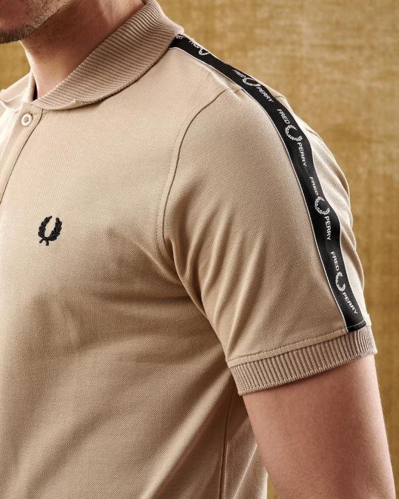 Fred Perry Beige Polo Premium Collar Neck T-shirt F2978-be Price in India - Buy at Bootery - Image 7