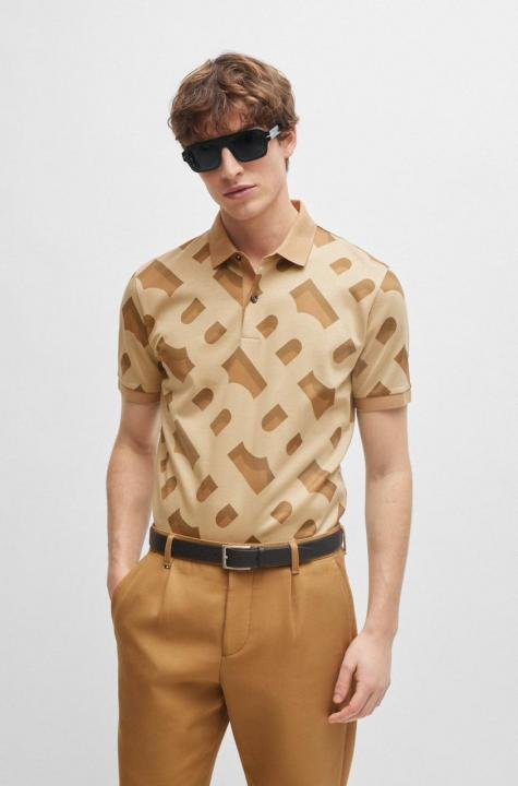 Hugo Boss Brown Premium Collar Neck Polo T-shirt F3022-br