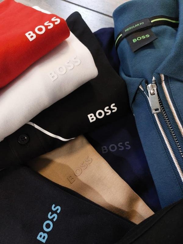 Buy Boss Hugo Boss Beige Premium Collar Neck Polo T-shirt F2884-be Online in India - Bootery - Image 4
