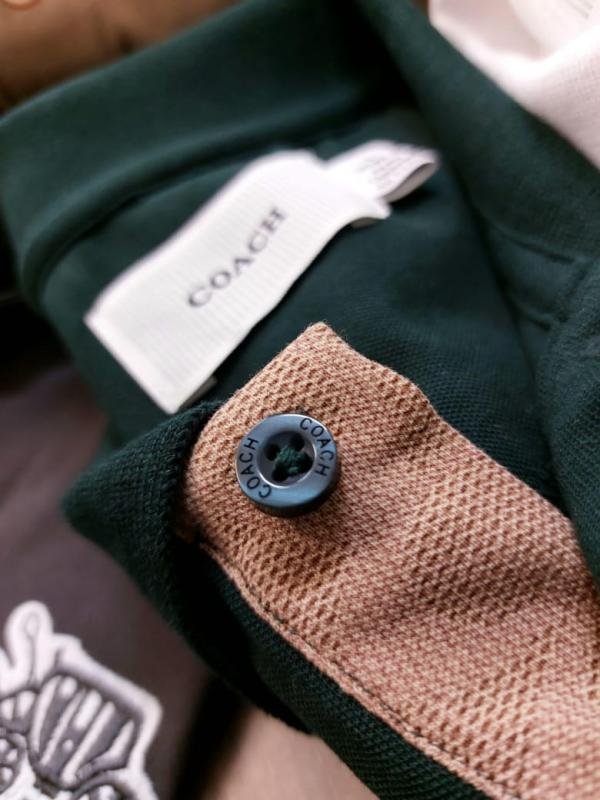 Coach Navy Polo Premium Collar Neck T-shirt F2700-ny Price in India - Buy at Bootery - Image 8