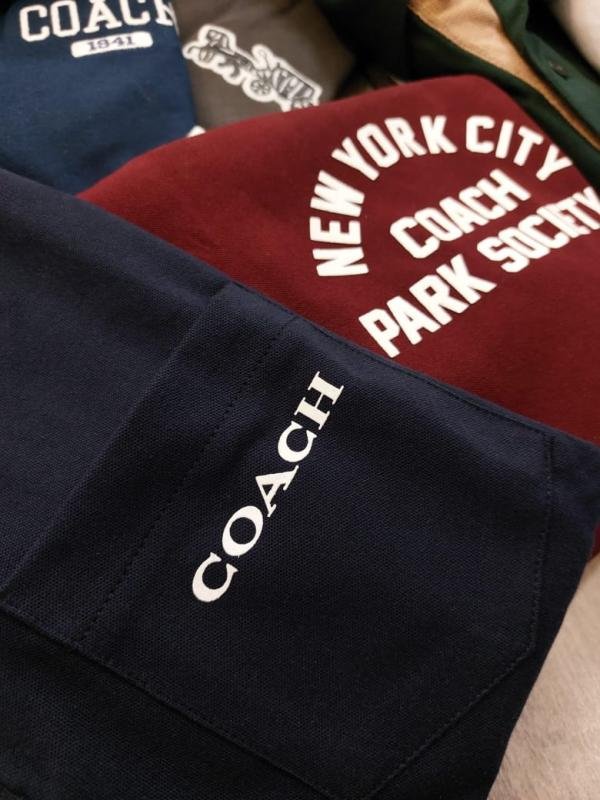 Coach Navy Polo Premium Collar Neck T-shirt F2700-ny Price in India - Buy at Bootery - Image 7