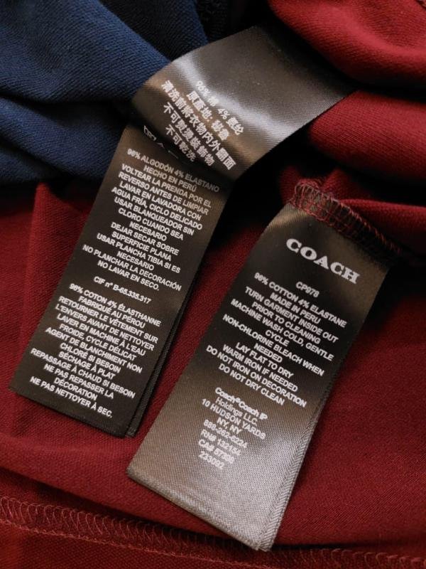 Coach Navy Polo Premium Collar Neck T-shirt F2700-ny Price in India - Buy at Bootery - Image 3