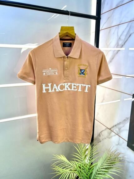 Buy Hackett Peach Premium Collar Neck Polo T-shirt F2835-pe Online in India - Bootery