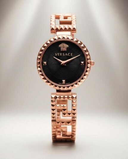Versace Greca Goddess Copper-Black Watch Price in India - Buy at Bootery
