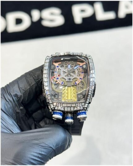 Buy Jacob & Co Epic X Black Stone Watch Online in India - Bootery