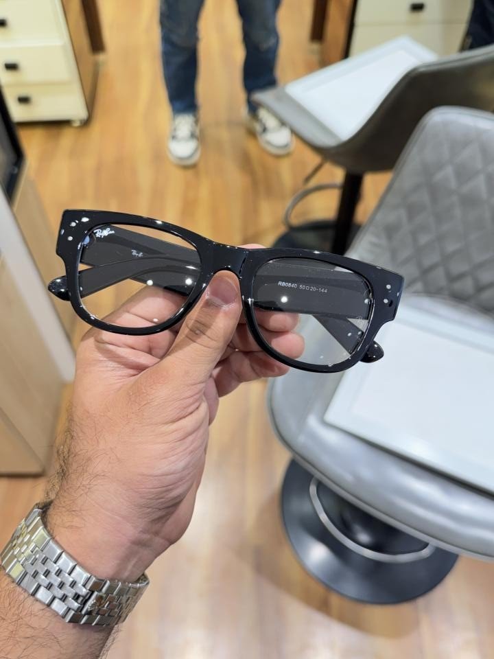 Ray-Ban Rayban 0840 glossy black plano | Premium Sunglasses - Image 2