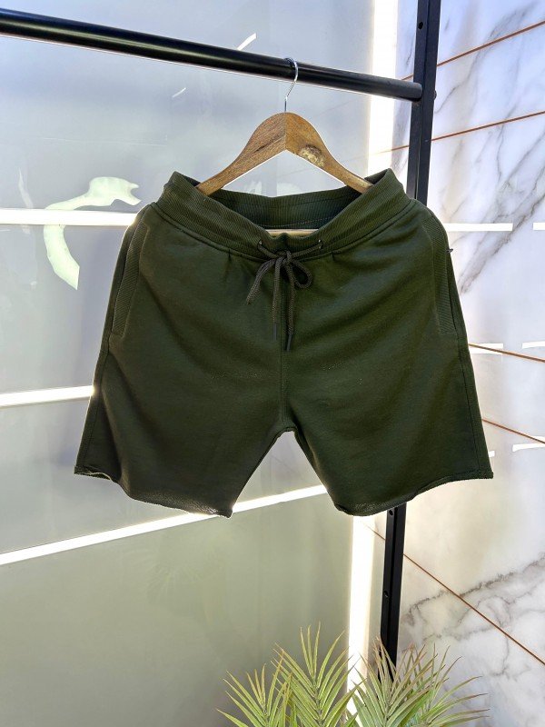 H&m H & M Dark Olive Premium Shorts 376 - Best Price Online - Bootery - Image 1