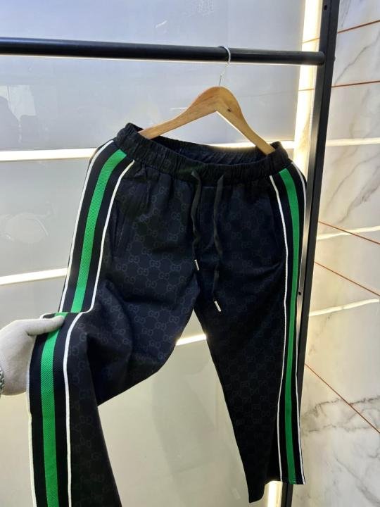 Buy Gucci Monogram Black Imported Premium Track Pant F3068-bl Online in India - Bootery - Image 3