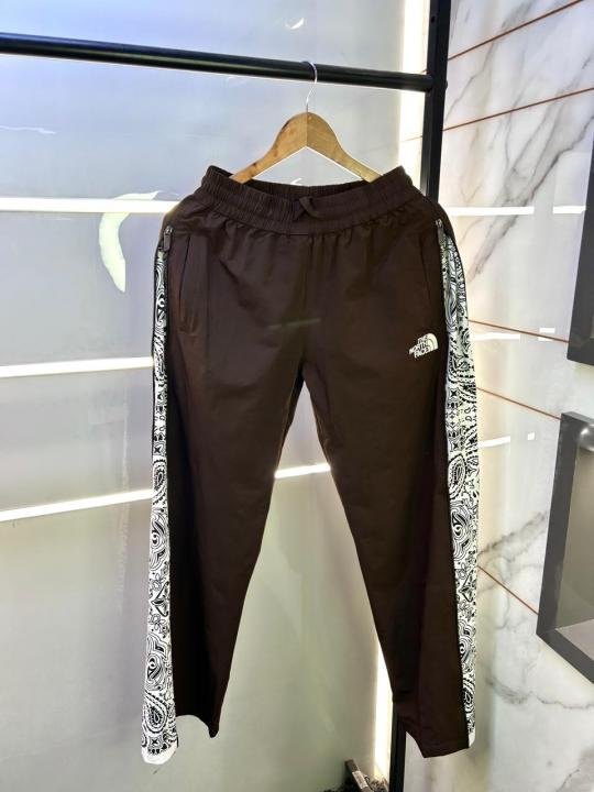 North Face Brown Imported Printed Super Premium Track Pant F2964-br Price in India - Buy at Bootery