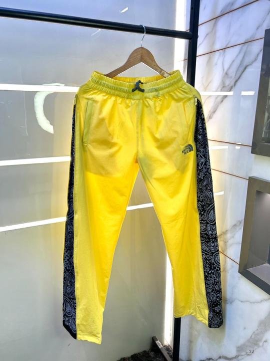 North Face Yellow Imported Printed Super Premium Track Pant F2964-ye - Best Price Online - Bootery