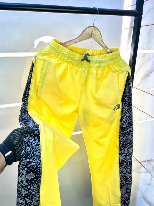 North Face Yellow Imported Printed Super Premium Track Pant F2964-ye - Best Price Online - Bootery - Image 2