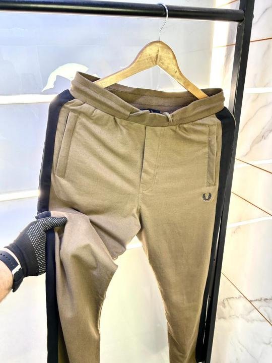 Fred Perry Imported Brown Embroidery Logo Super Premium Track Pant F3210-br Price in India - Buy at Bootery - Image 3