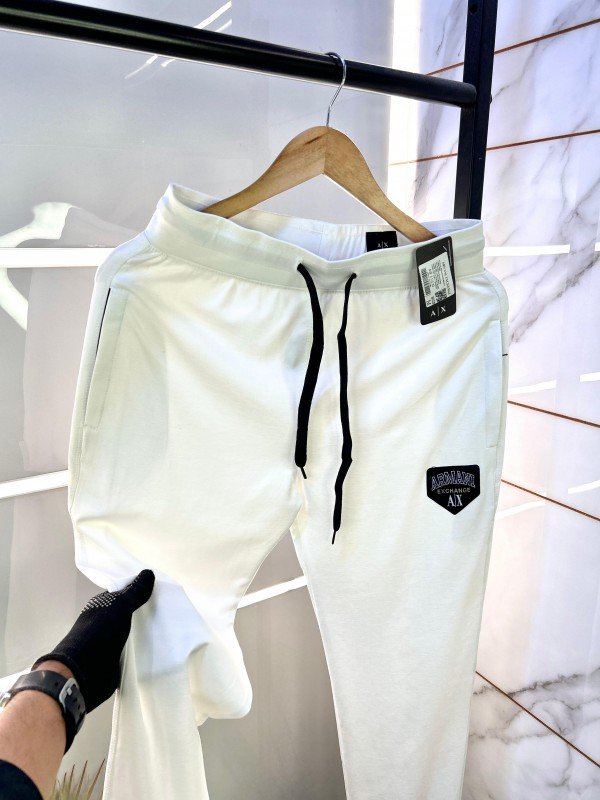 Armani Exchange White Imported Super Premium Track Pant F2468-wh - Best Price Online - Bootery - Image 9