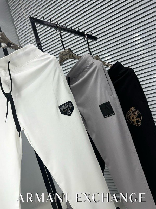 Armani Exchange White Imported Super Premium Track Pant F2468-wh - Best Price Online - Bootery - Image 3