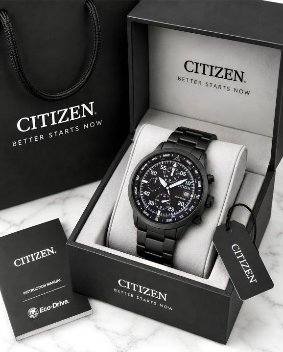 Buy Citizen Men's Eco-Drive Aviator Chronograph Watch Online in India - Style 2 - Bootery - Image 3