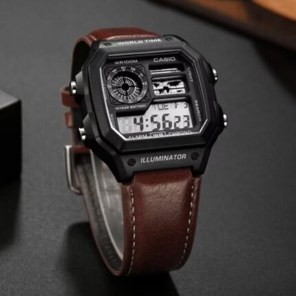 Casio AE-1200 Illuminator Camel Brown J1231 Watch Price in India - Buy at Bootery