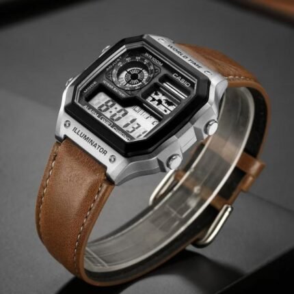 Casio AE-1200 Illuminator Light Brown J1233 Watch Price in India - Buy at Bootery