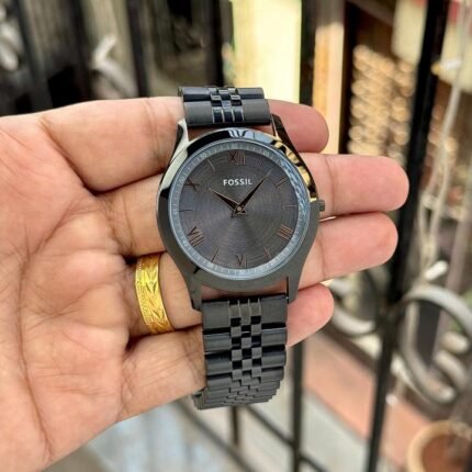 Fossil Slim BLACK GREY Watch Price in India - Buy at Bootery