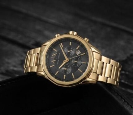 Armani Exchange Gunmetal Watch Price in India - Style 3 - Buy at Bootery