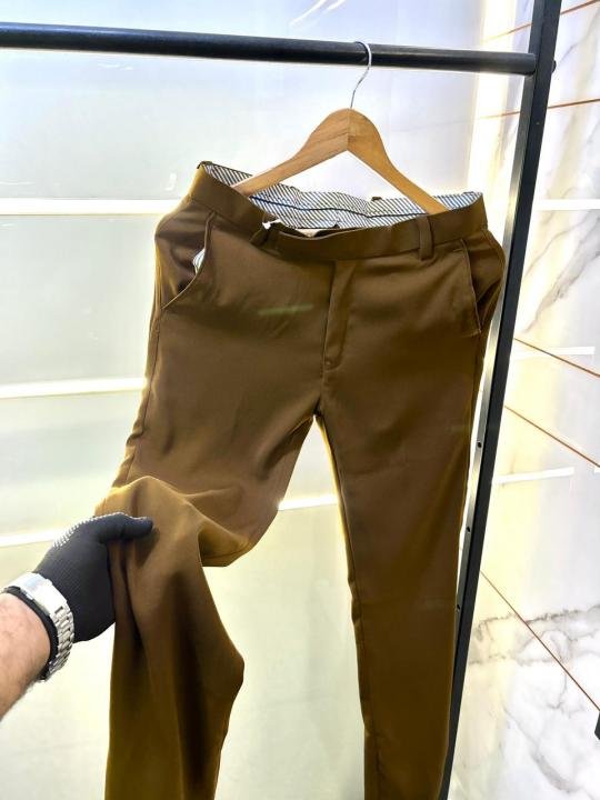 Balmain Paris Imported Dark Brown Super Premium Korean Trouser F3648-dbr Price in India - Buy at Bootery - Image 4