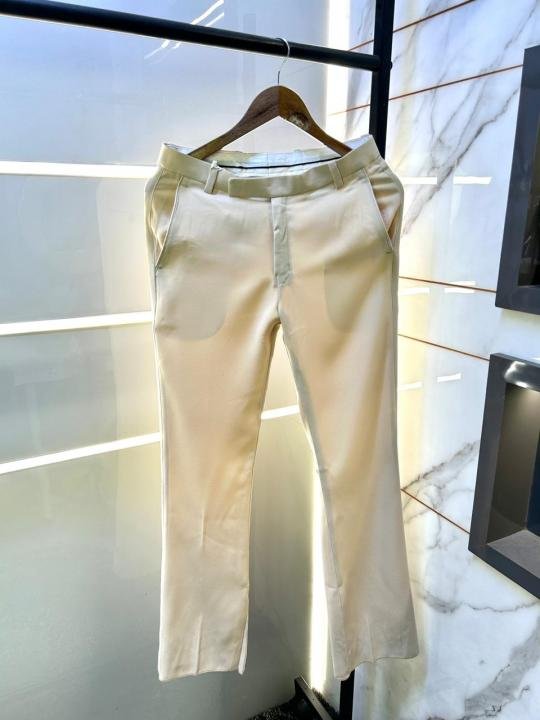 Balmain Paris Imported Beige Super Premium Korean Trouser F3648-be