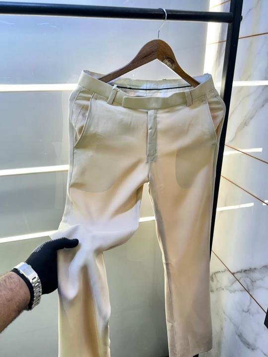 Balmain Paris Imported Beige Super Premium Korean Trouser F3648-be - Best Price Online - Bootery - Image 4