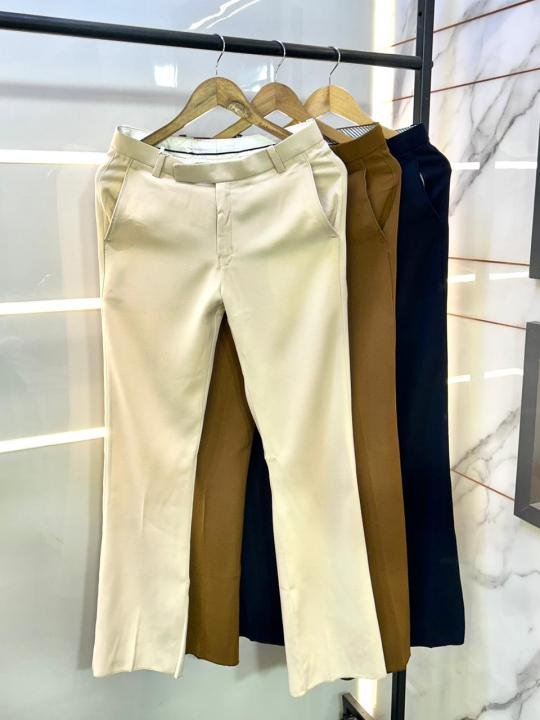Balmain Paris Imported Beige Super Premium Korean Trouser F3648-be - Best Price Online - Bootery - Image 2