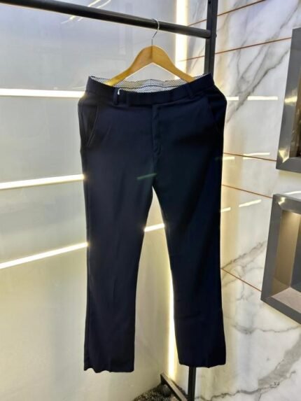 Balmain Paris Imported Navy Super Premium Korean Trouser F3648-ny Price in India - Buy at Bootery