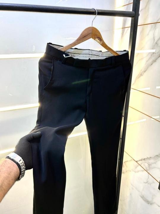 Buy Balmain Paris Imported Black Super Premium Korean Trouser F3648-bl Online in India - Bootery - Image 4