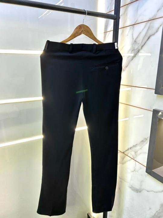 Buy Balmain Paris Imported Black Super Premium Korean Trouser F3648-bl Online in India - Bootery - Image 3