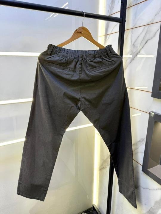 Buy Ralph Lauren Imported Dark Grey Super Premium Cotton Blind Trouser F3140-dgy Online in India - Style 1 - Bootery - Image 3