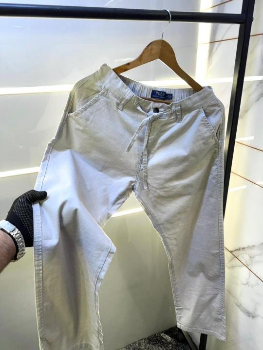 Buy Ralph Lauren Imported Grey Super Premium Cotton Blind Trouser F3140-gy Online in India - Style 1 - Bootery - Image 3
