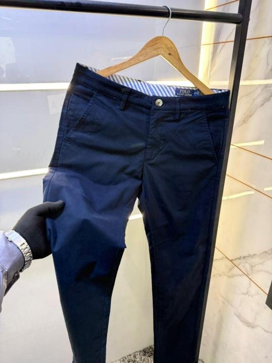 Buy Ralph Lauren Imported Navy Premium Cotton Pant With Brand Packing F2967-ny Online in India - Bootery - Image 3