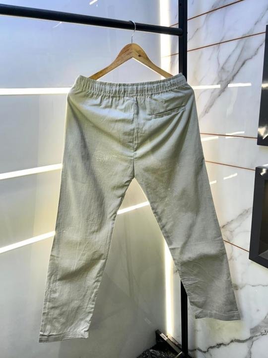 Ralph Lauren Imported Grey Super Premium Linen Blend Trouser F3188-gy - Best Price Online - Style 1 - Bootery - Image 7