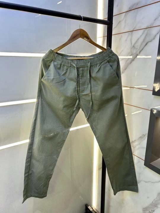 Ralph Lauren Imported Dark Grey Super Premium Linen Blend Trouser F3188-dgy