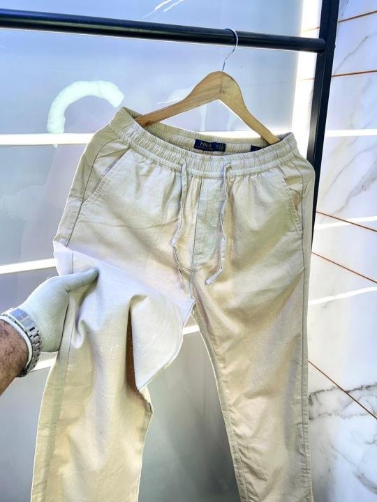 Ralph Lauren Imported Beige Super Premium Linen Blend Trouser F3113-be - Best Price Online - Bootery - Image 3