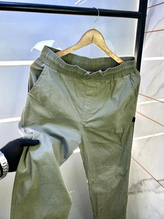 Ralph Lauren Polo Green Linen Super Premium Trouser F3069-gr - Best Price Online - Bootery - Image 3