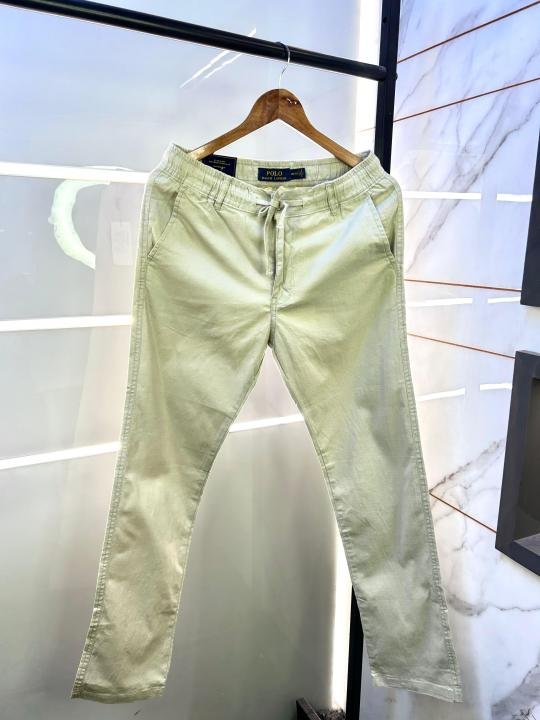 Ralph Lauren Polo Classic Linen Beige Super Premium Trouser F2824-be