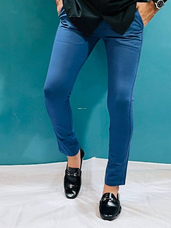 Calvin Klein Petrol Blue Premium Trouser 171 - Image 5