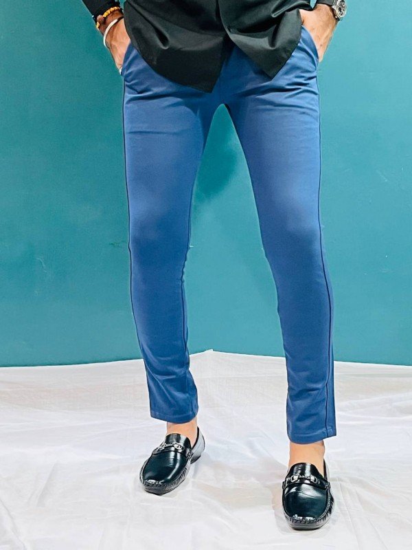 Calvin Klein Petrol Blue Premium Trouser 171 - Image 4